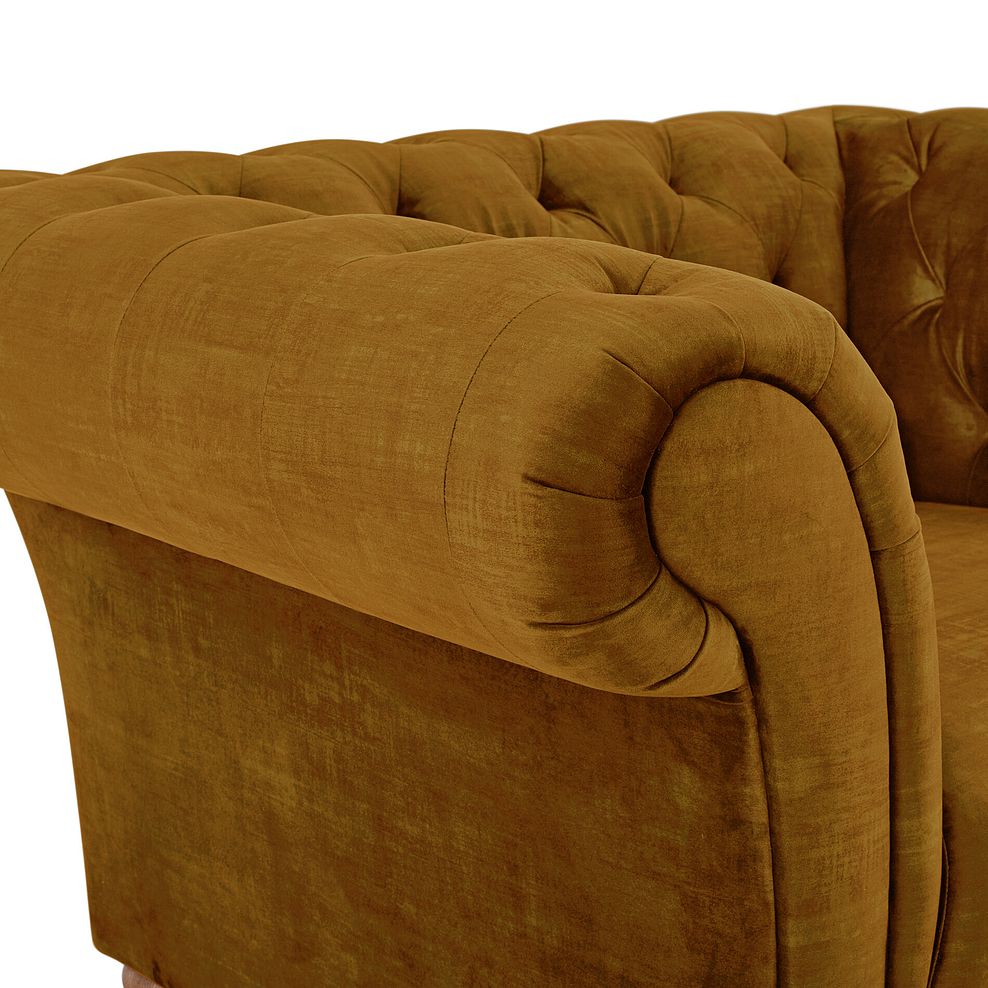 Montgomery Armchair in Saffron Velvet 7