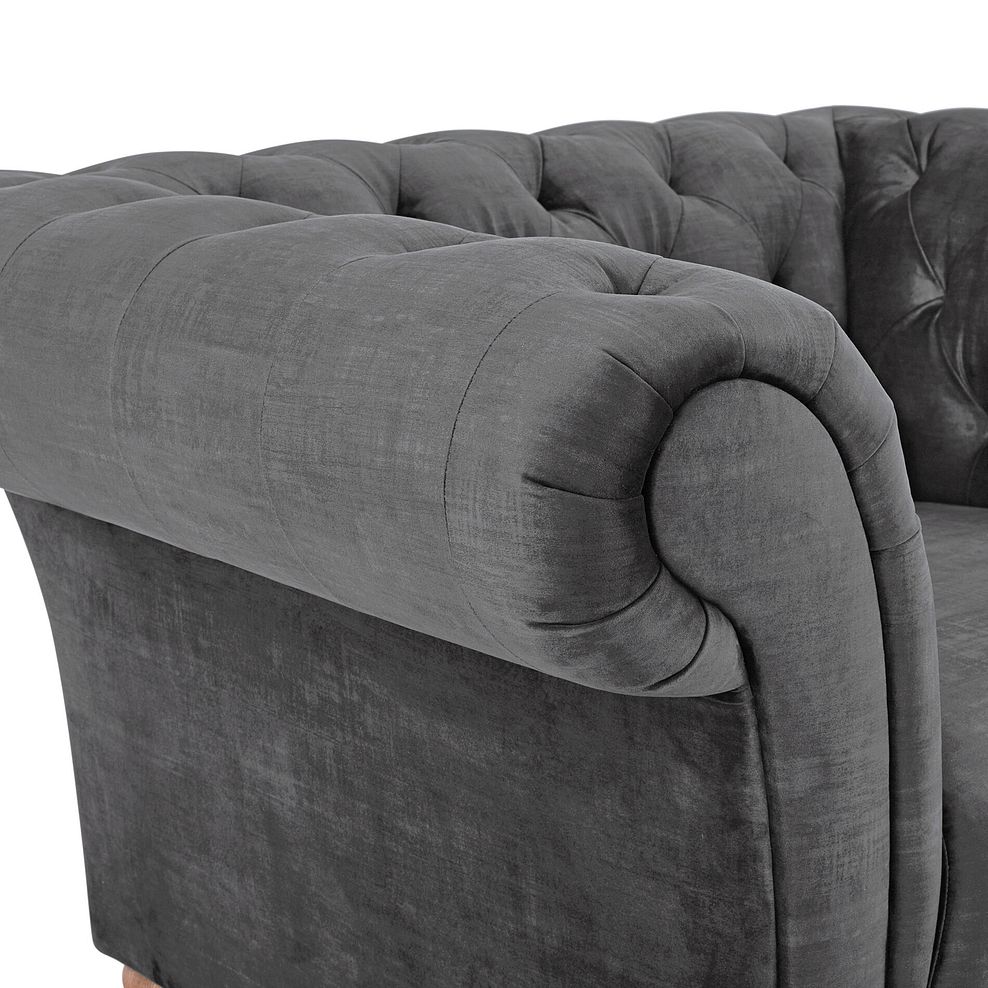 Montgomery Armchair in Steel Velvet 7