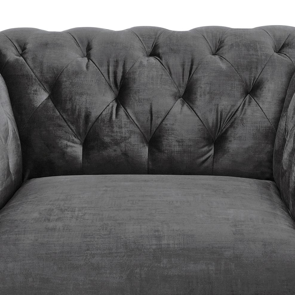 Montgomery Armchair in Steel Velvet 6