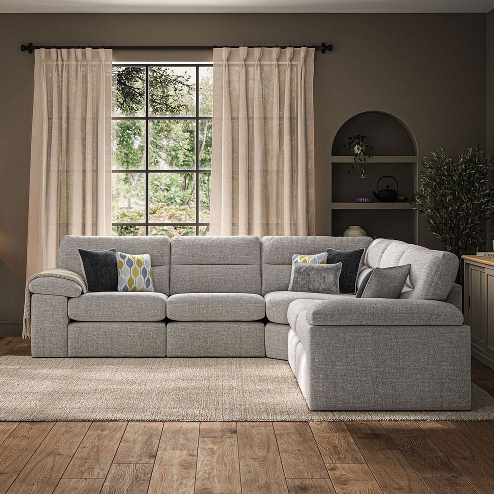 Morgan Modular Group 3 in Santos Silver with Green and Grey Scatters  2