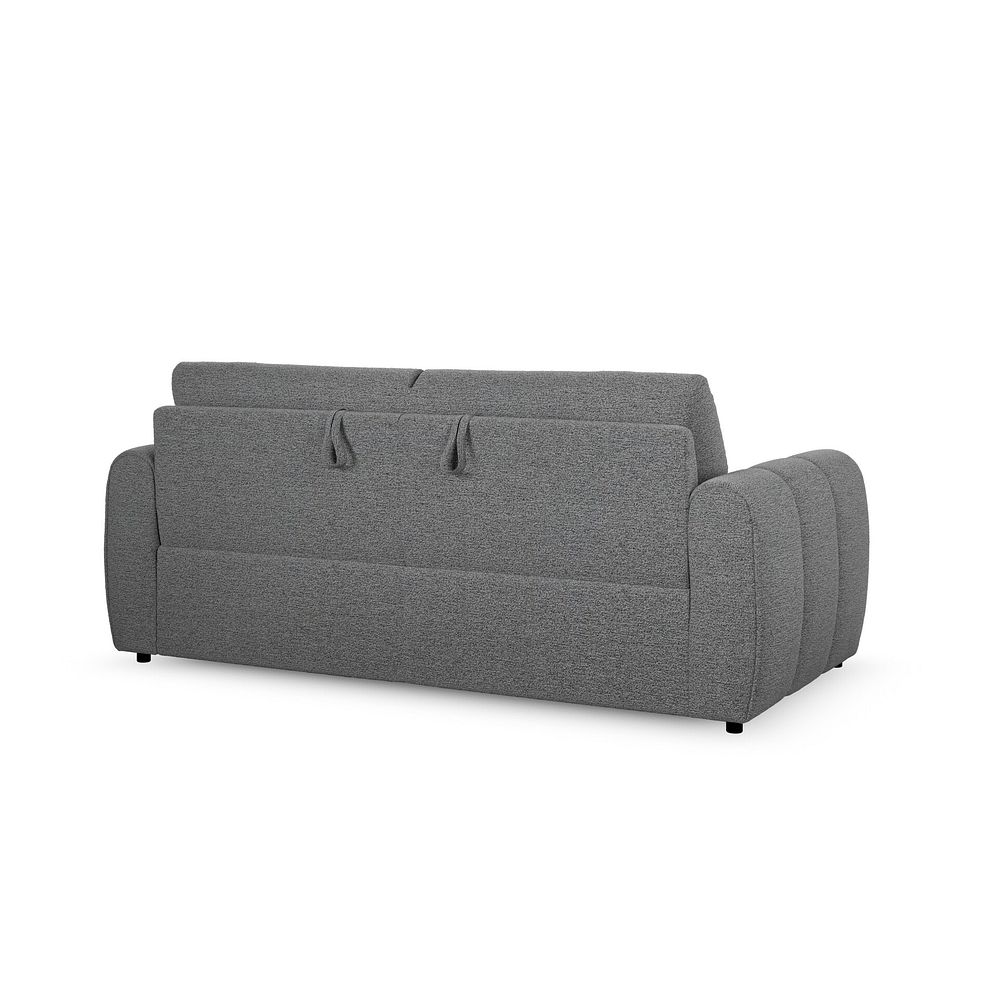 Nap 3 Seater Sofa Bed in Coastal Mist Fabric 10