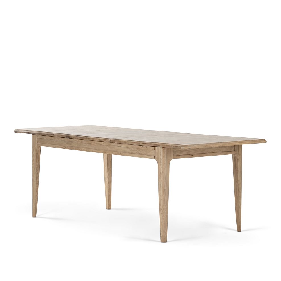 Newton Light Natural Solid Oak 5ft11" Extending Dining Table 4