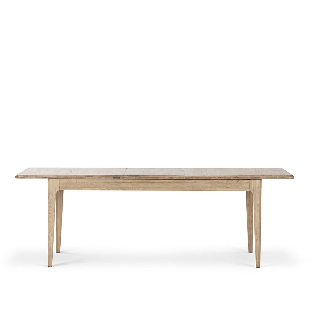 Newton Light Natural Solid Oak 5ft11" Extending Dining Table 6