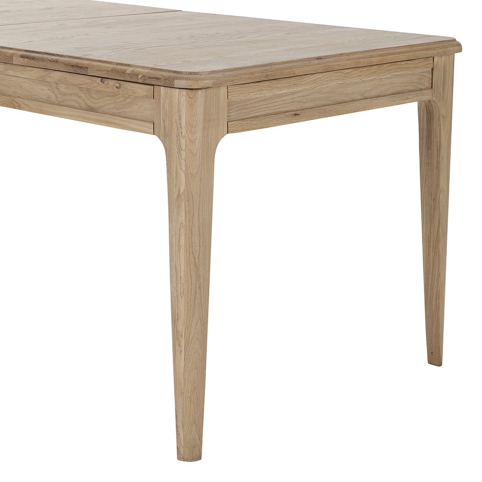 Newton Light Natural Solid Oak 5ft11" Extending Dining Table 7