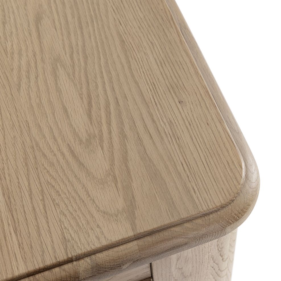 Newton Light Natural Solid Oak 5ft11" Extending Dining Table 9