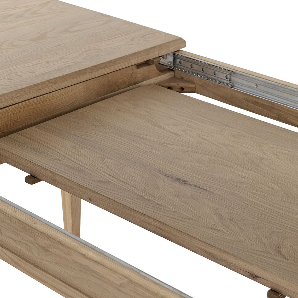 Newton Light Natural Solid Oak 5ft11" Extending Dining Table 10