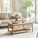 Newton Light Natural Solid Oak Coffee Table