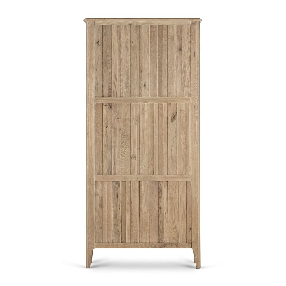 Newton Light Natural Solid Oak Tall Bookcase 5
