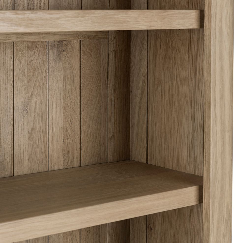 Newton Light Natural Solid Oak Tall Bookcase 7