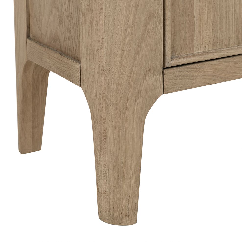 Newton Light Natural Solid Oak Tall Bookcase 8