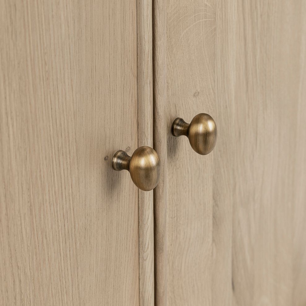 Newton Light Natural Solid Oak Tall Bookcase 9