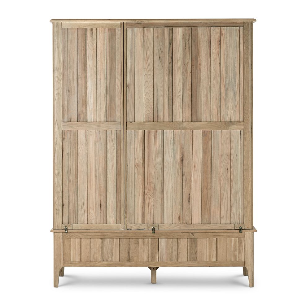 Newton Light Natural Solid Oak Triple Wardrobe 9