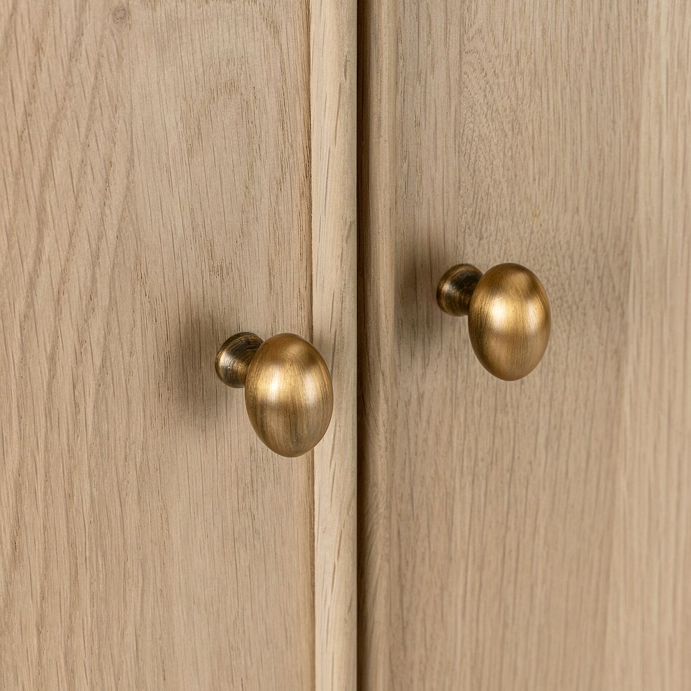 Newton Light Natural Solid Oak Triple Wardrobe 13