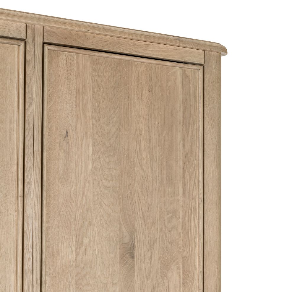 Newton Light Natural Solid Oak Triple Wardrobe 14