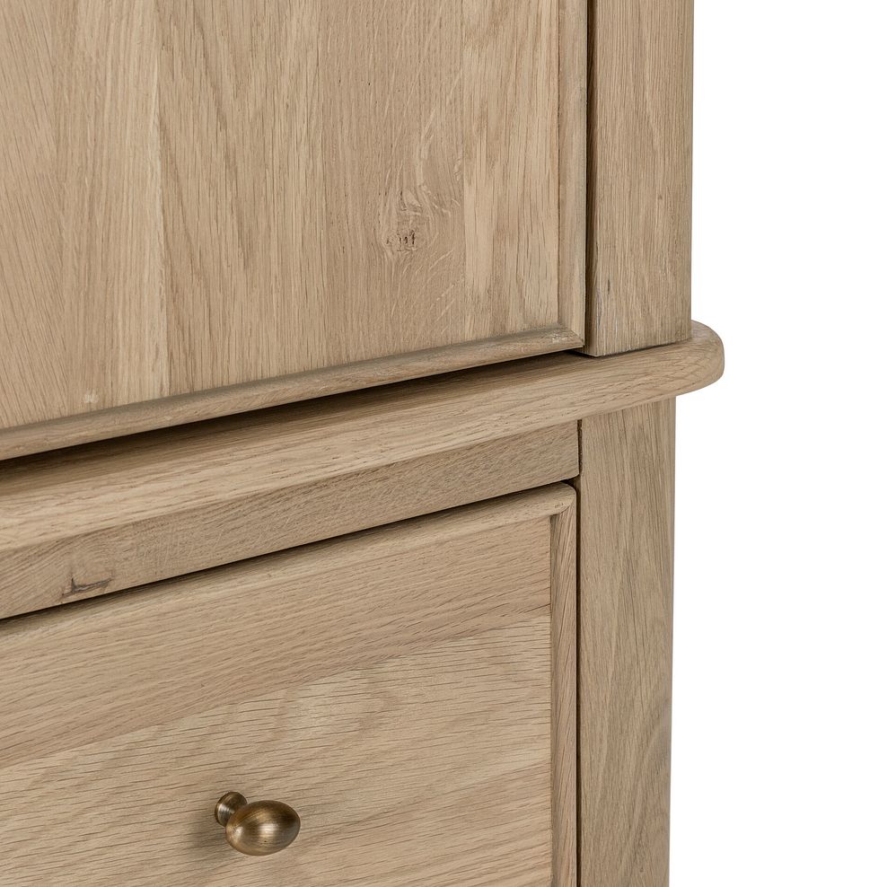 Newton Light Natural Solid Oak Triple Wardrobe 15