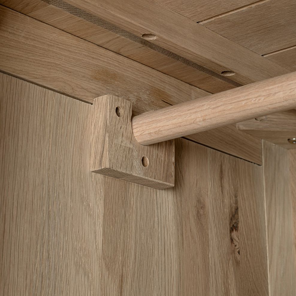 Newton Light Natural Solid Oak Triple Wardrobe 12