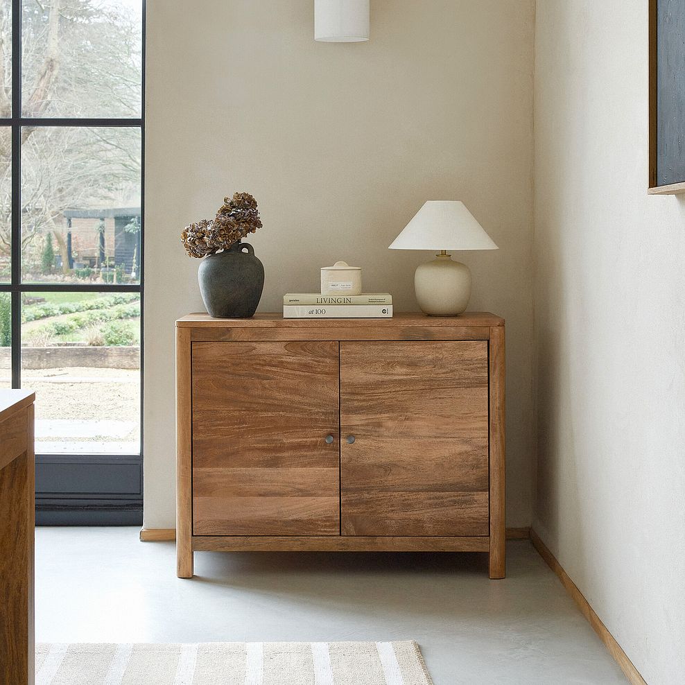 Noah Solid Mango Small Sideboard 1