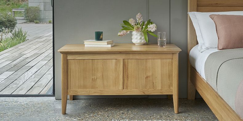 Oak Blanket Boxes