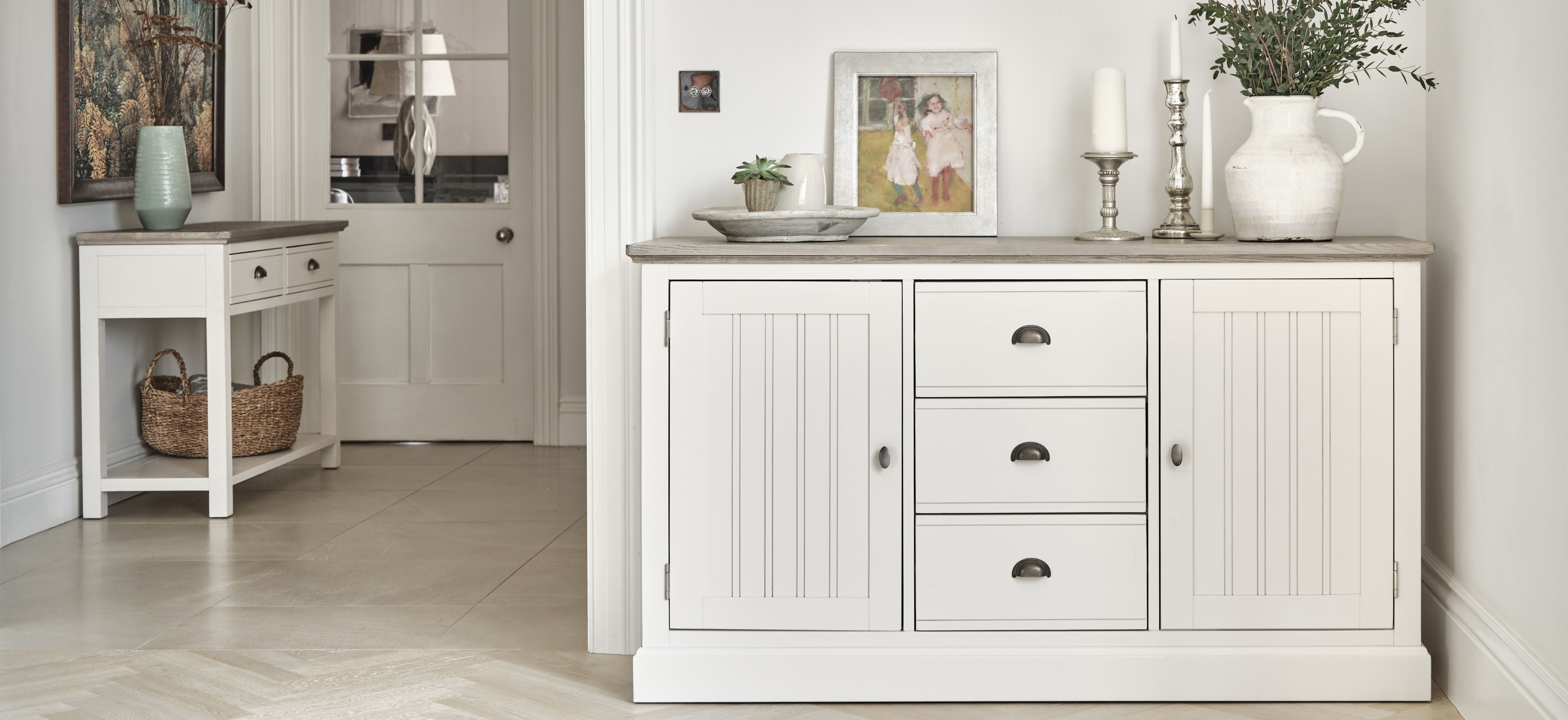 Oak furnitureland how to make a narrow hallway wider brompton painted furniture