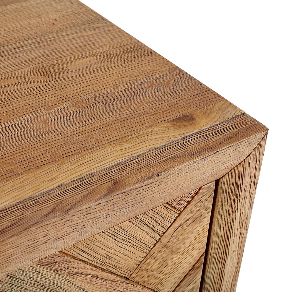 Parquet Brushed and Glazed Oak 3+4 Chest of Drawers 7