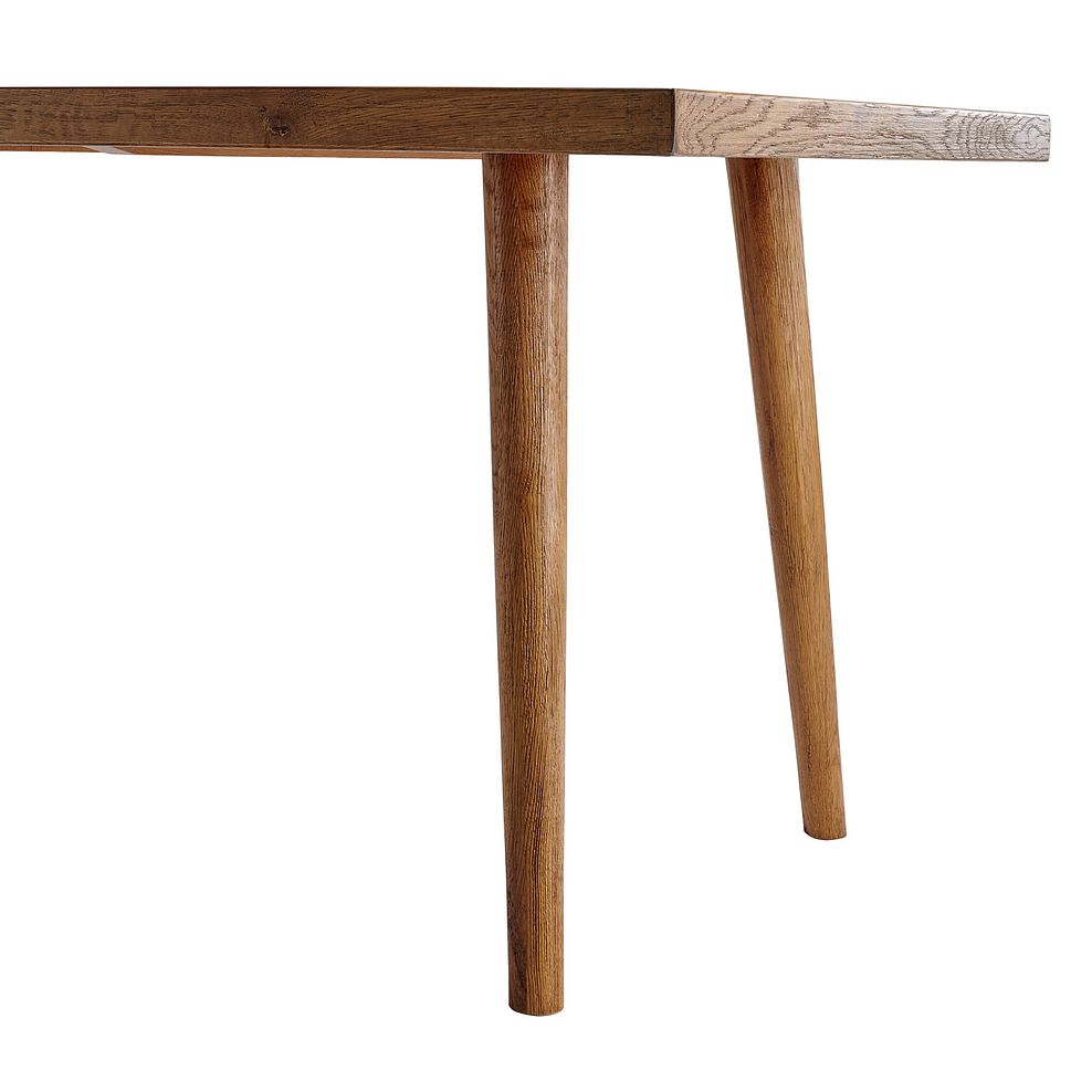 Parquet Brushed and Glazed Oak 8 Seater Dining Table 4