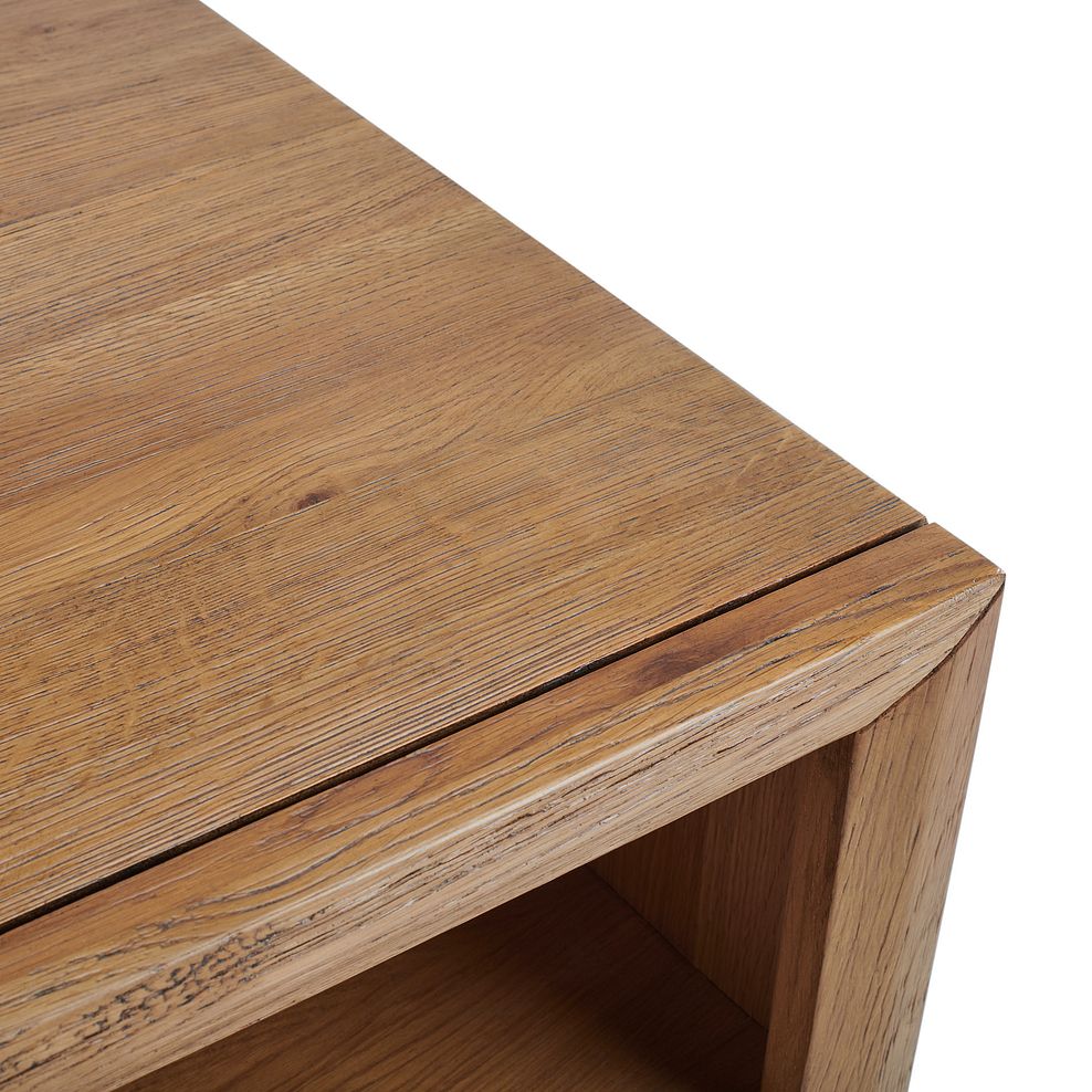 Parquet Brushed and Glazed Oak Coffee Table 7