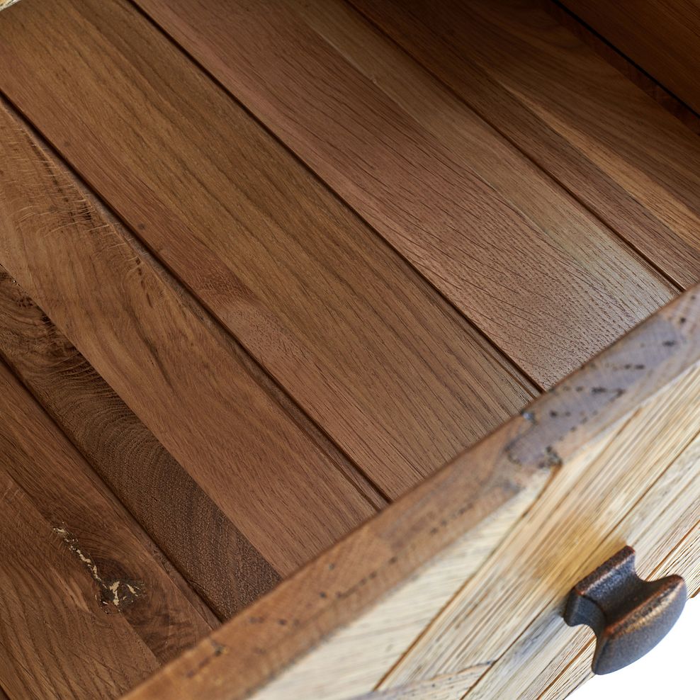 Parquet Brushed and Glazed Oak Double Wardrobe 6