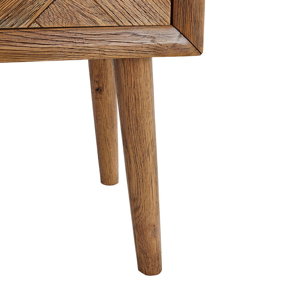 Parquet Brushed and Glazed Oak Dressing Table 7