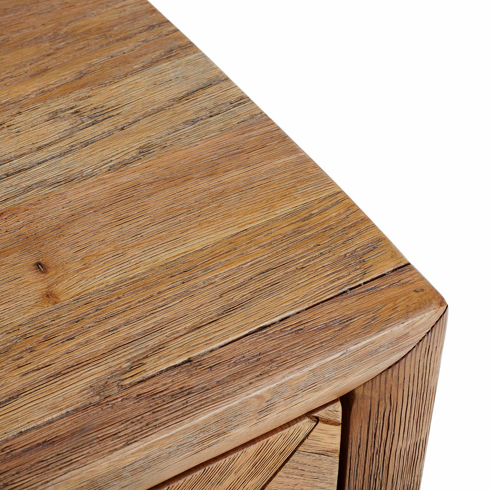 Parquet Brushed and Glazed Oak Dressing Table 6