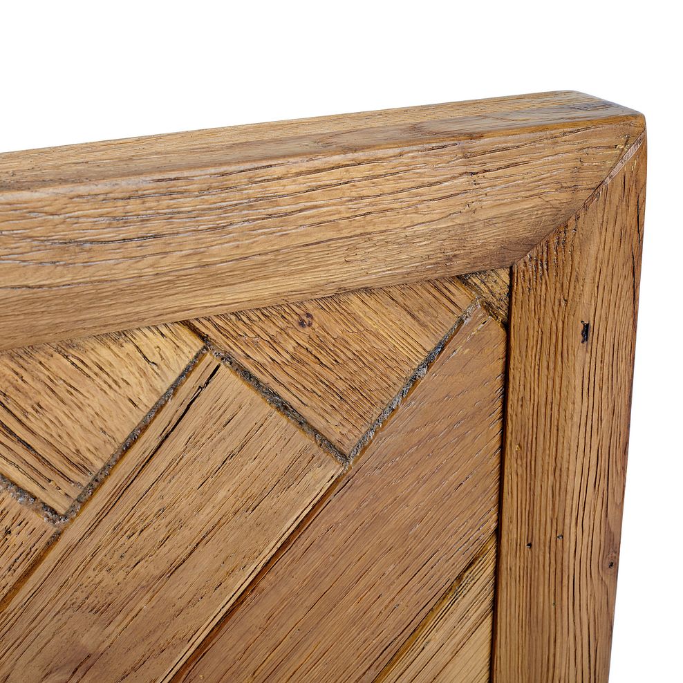 Parquet Brushed and Glazed Oak King-Size Bed 4