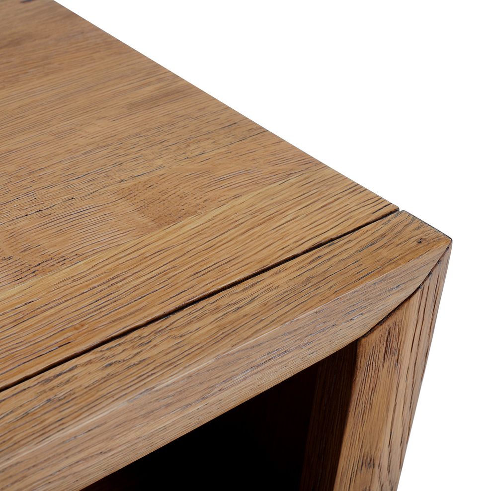 Parquet Brushed and Glazed Oak Large TV Unit 5