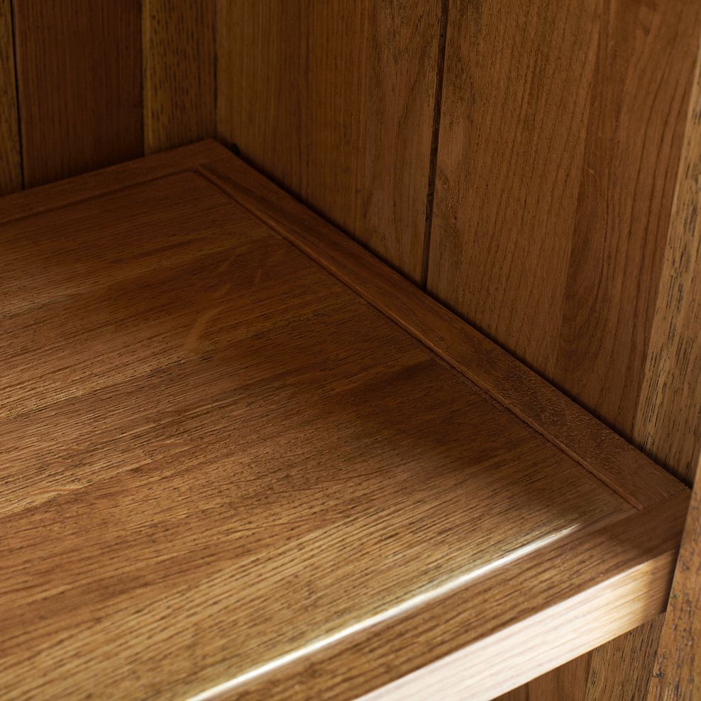 Parquet Brushed and Glazed Oak Tall Bookcase 6