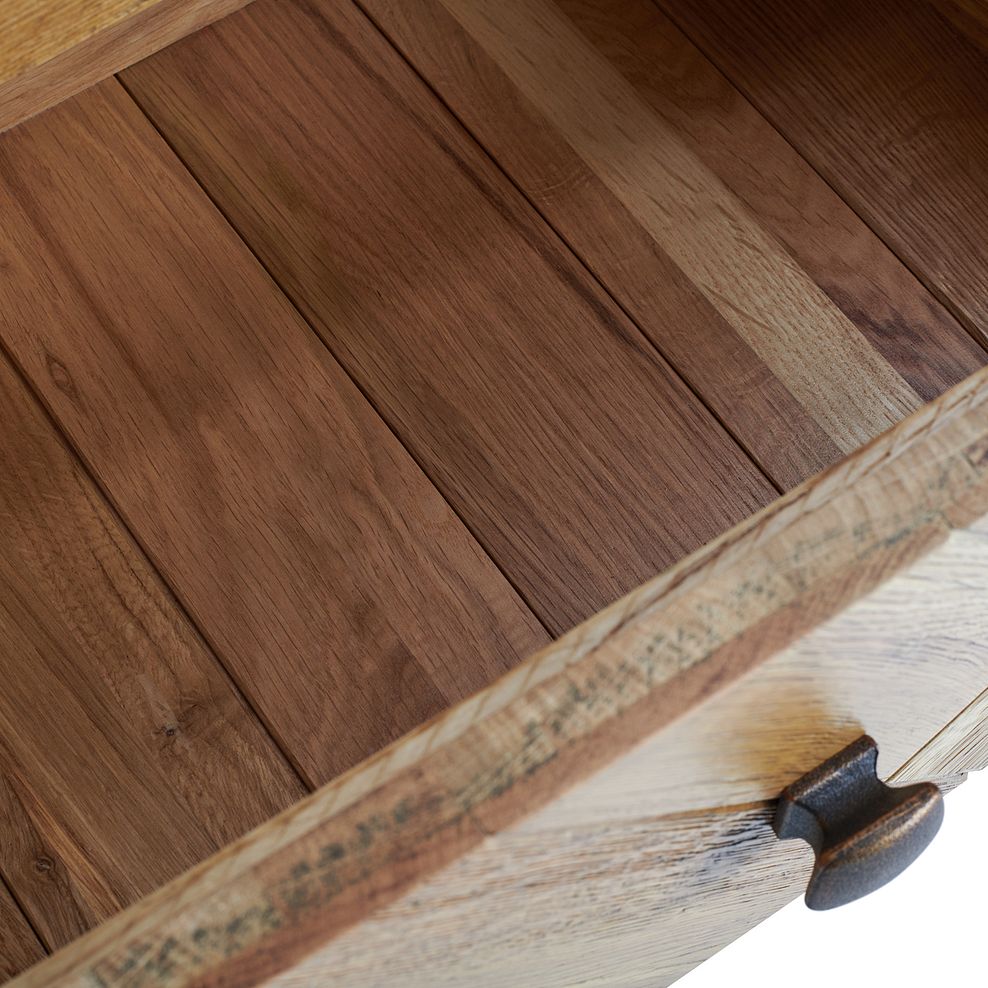 Parquet Brushed and Glazed Oak Tall Bookcase 7