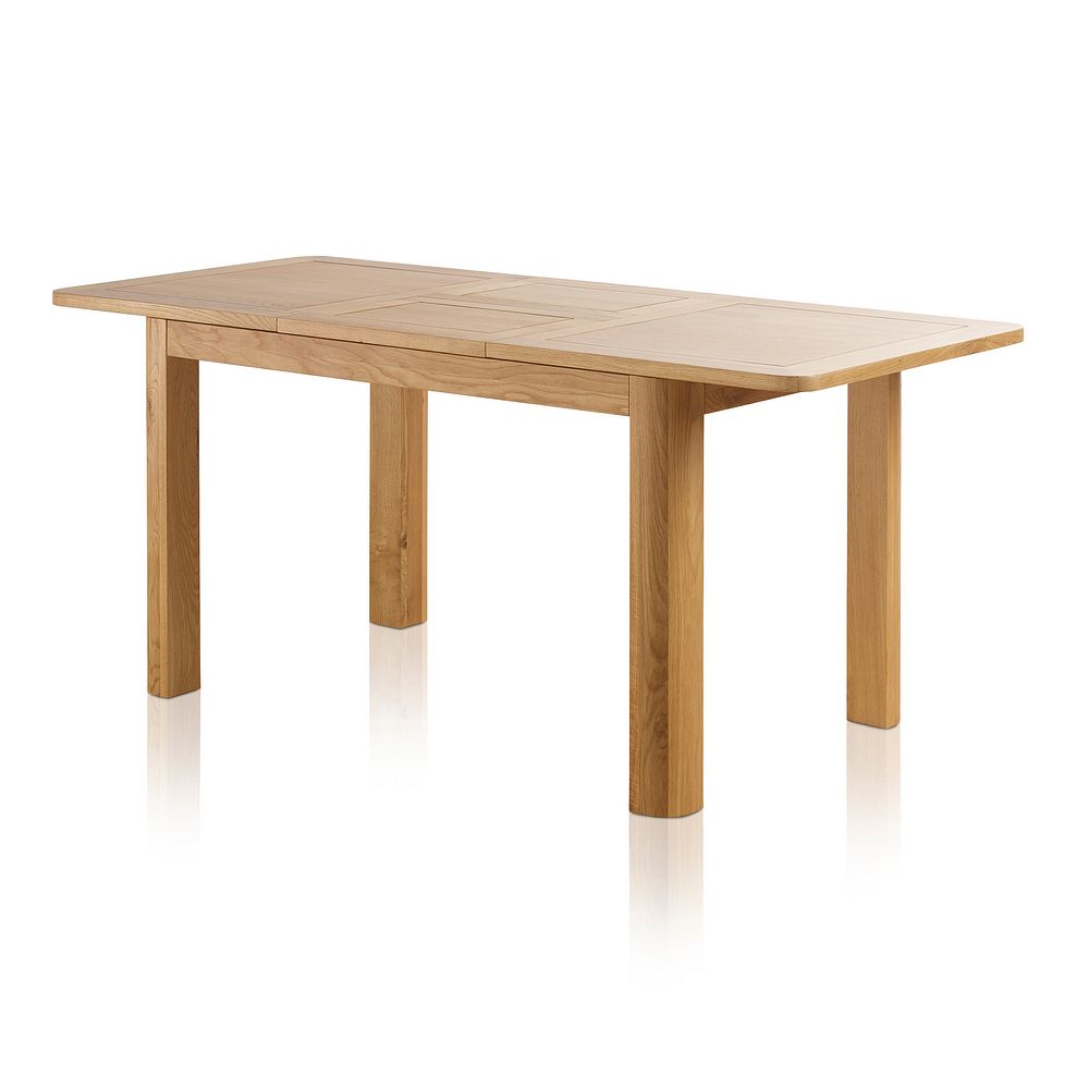 Romsey Natural Solid Oak 4ft 3 Extending Dining Table 3