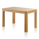 Romsey Natural Solid Oak 4ft 3 Extending Dining Table