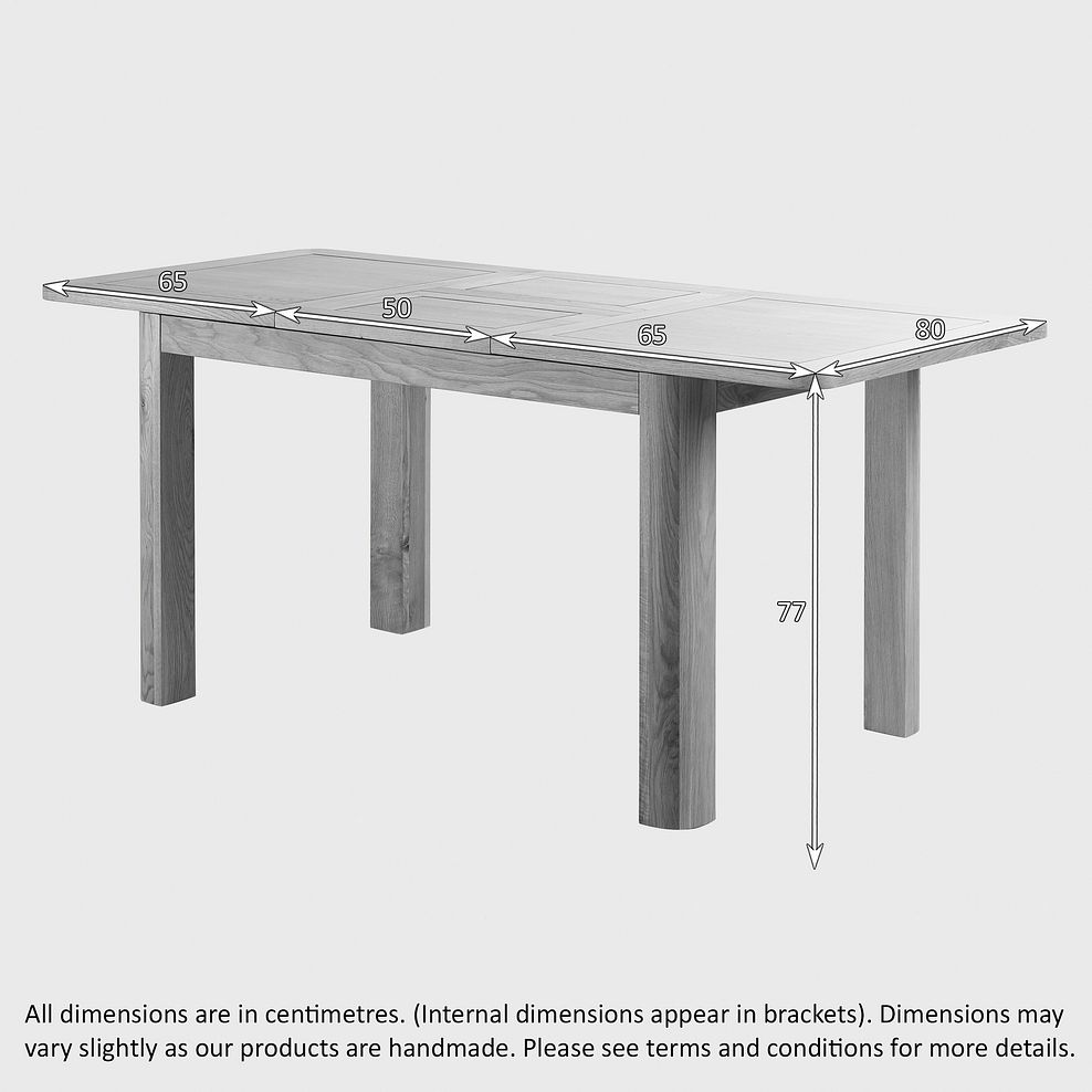 Romsey Natural Solid Oak Extending Dining Table and 6 Scroll Back Plain Grey Fabric Chairs 9