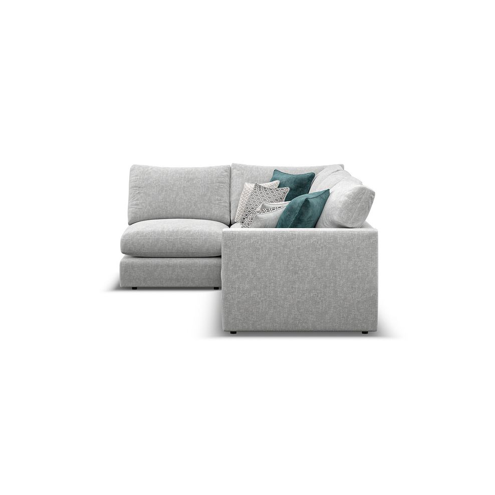 Malvern 4 Seat Right Hand Modular Corner Sofa in Silver fabric - Group 5 4