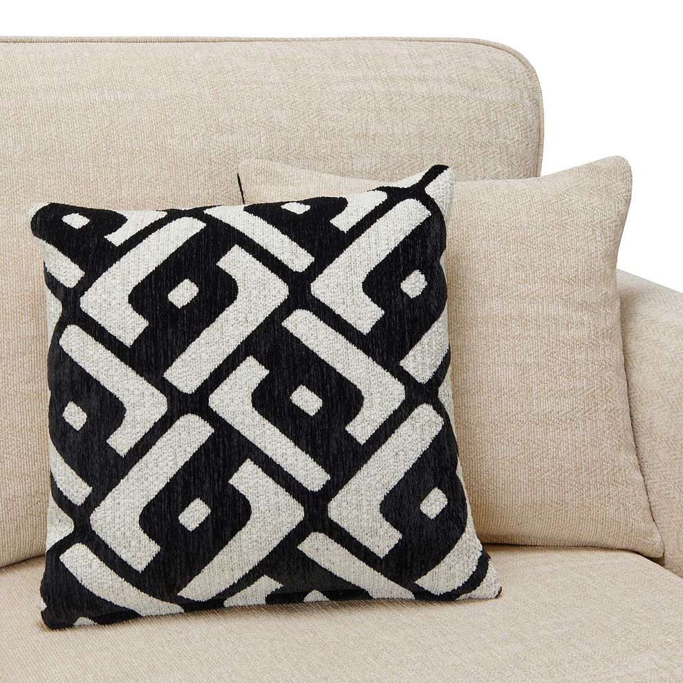 Thornley 2 Seater Sofa in Ivory Fabric 10