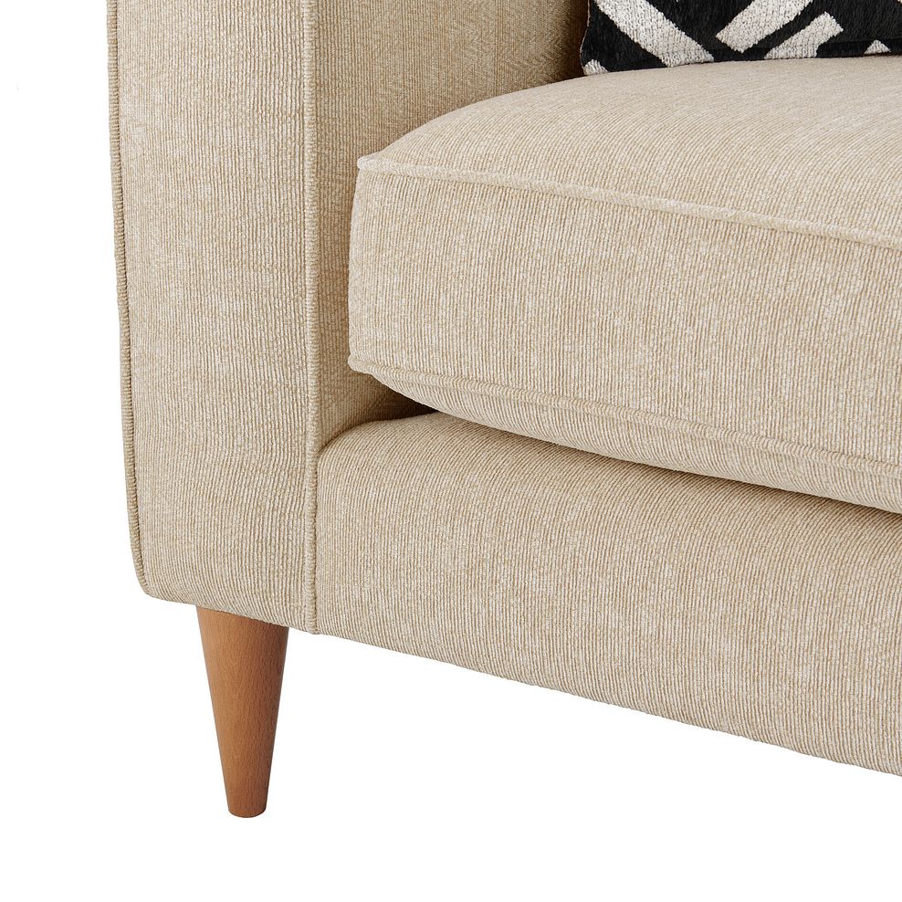 Thornley 2 Seater Sofa in Ivory Fabric 11