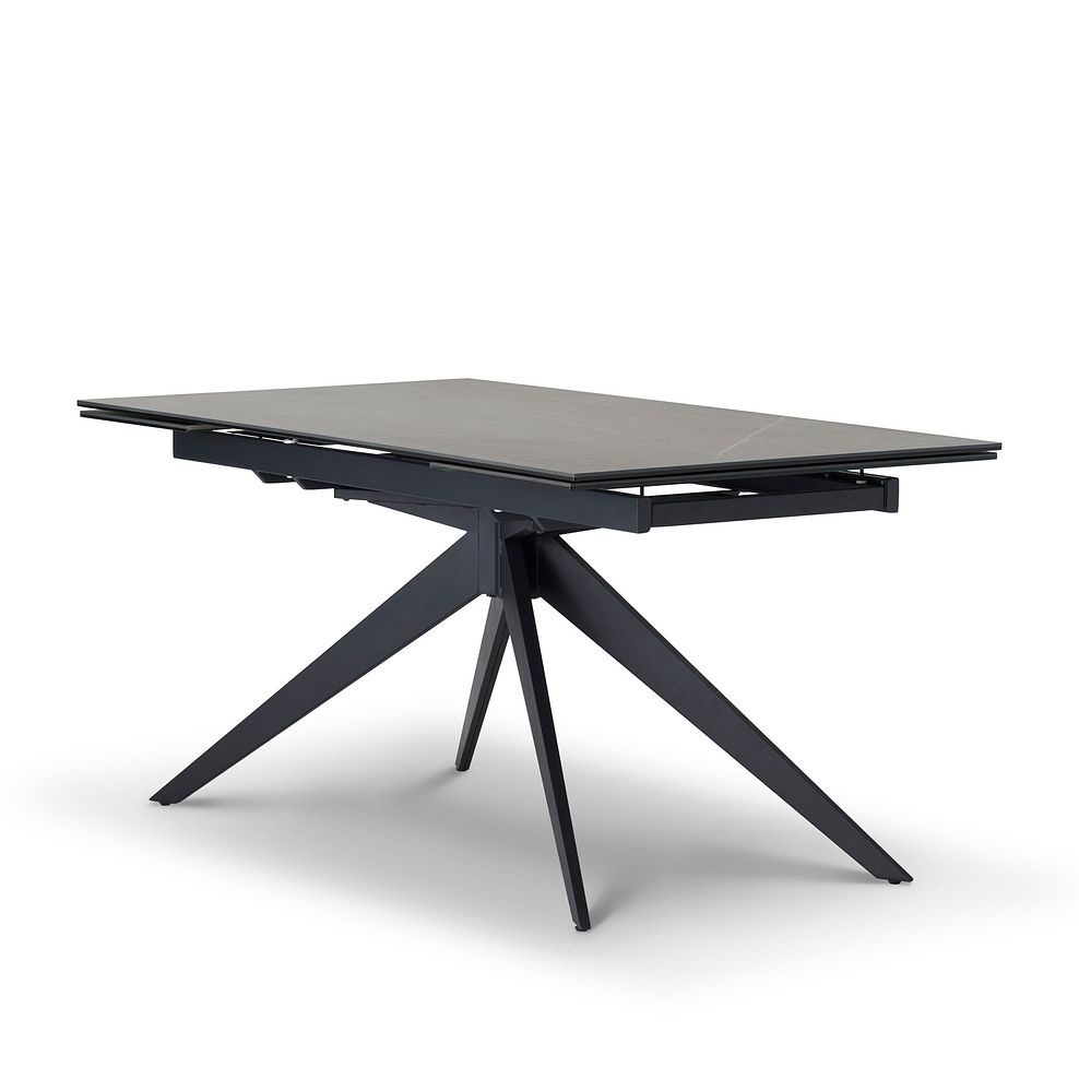 Trento 5ft Grey Ceramic Extendable Dining Table 4