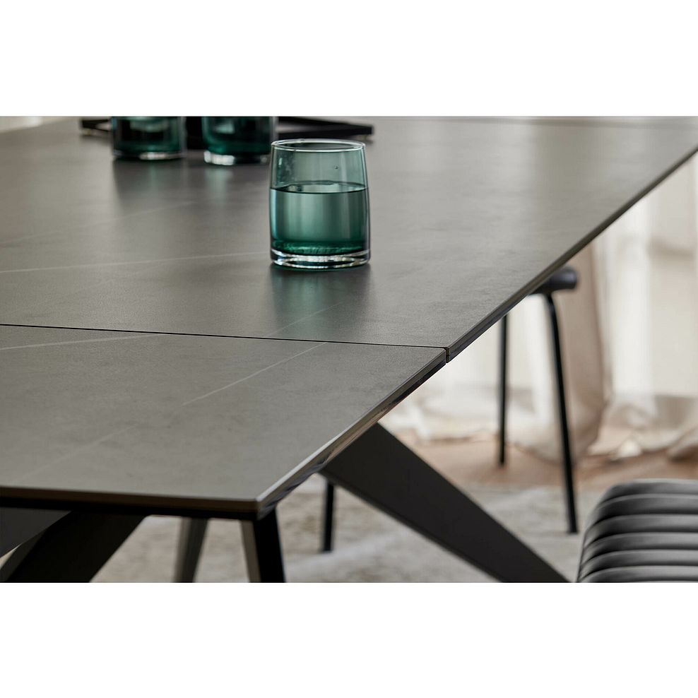 Trento 5ft Grey Ceramic Extendable Dining Table 3