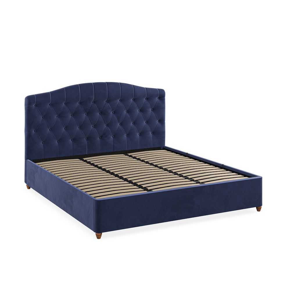 Windsor Super King-size Ottoman Storage Bed in Sunningdale Indigo Fabric 2