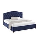 Windsor Super King-size Ottoman Storage Bed in Sunningdale Indigo Fabric