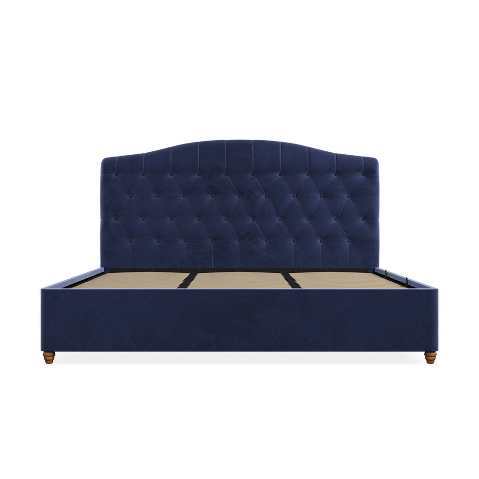 Windsor Super King-size Ottoman Storage Bed in Sunningdale Indigo Fabric 4