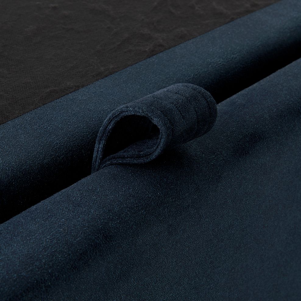 Wren King-Size Ottoman Bed in Smooth Midnight Fabric 13